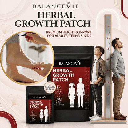 Songail™ Herbal Growth Patch - Add 2-4 Inches of Permanent Height in 30 Days - Without Surgery, Pills, or 20 Years of Stretching