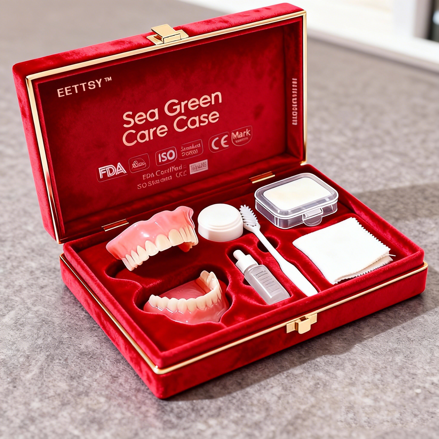 Ends Today: 70% OFF! ⏰70% OFF! EETTSY™ Medical Full Denture with Strong Suctiond Custom-Fit Full Functional Dentures🦷Obtain American Dental Association (ADA) Certification