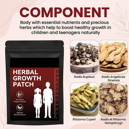 Songail™ Herbal Growth Patch - Add 2-4 Inches of Permanent Height in 30 Days - Without Surgery, Pills, or 20 Years of Stretching