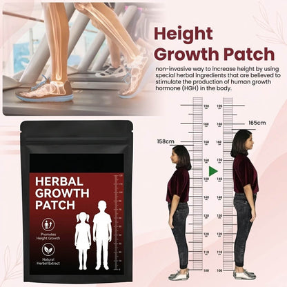Songail™ Herbal Growth Patch - Add 2-4 Inches of Permanent Height in 30 Days - Without Surgery, Pills, or 20 Years of Stretching